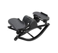 Rock Stepper - 23 Cm Seitwärts - Schaukelnder Heimtrainer | Fitness-Stepper-Maschine Mit Zugseilen | Ganzkörper-Workout Für Knie, Beine, Po Und Bauch | Kompaktes Trainingsgerät Aus Kohlenstoffstahl, I