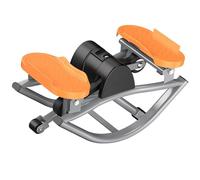 Rock Stepper, balanceo Paso a Paso de Lado a Lado for Hacer Ejercicio en casa, Unisex, portátiles compactos de Lado a Lado, Tiempo de Seguimiento, repeticiones, calorías con Pantalla Digital(Orange)
