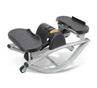 Rock Stepper, balanceo Paso a Paso de Lado a Lado for Hacer Ejercicio en casa, Unisex, portátiles compactos de Lado a Lado, Tiempo de Seguimiento, repeticiones, calorías con Pantalla Digital(Negro)