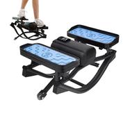 Rock Stepper - Máquina de ejercicios Stepper de 19,49 x 12,01 x 9,84 pulgadas, Mini Steper | Equipo de entrenamiento del núcleo de los abdominales de las piernas de bajo impacto, movimiento lateral