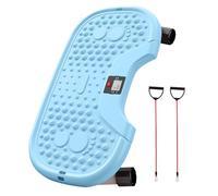 Rock Stepper - Twist Leg Exercisers with Resistance Band | 55,5 x 30,5 cm Compact Fitness Stepper with ABS and Metal Construction, Exercise Machine with Glutes, Abs, Core, Upper Body Workout for Home