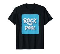 Rock the Pool con olas de diversión para hombre y mujer Camiseta