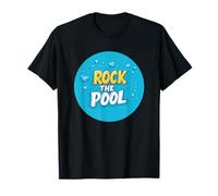 Rock the Pool Diciendo con vibraciones frescas para los días calurosos en verano Camiseta