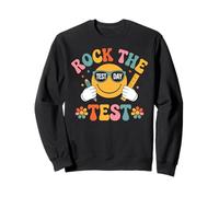 Rock The Test Day Funny Examen Testing Maestro Apreciación Sudadera