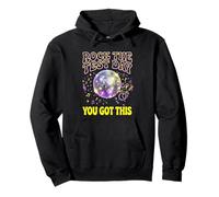 Rock The Test Day You Got This Disco 80s Sudadera con Capucha