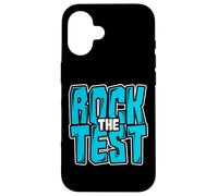 Rock the Test Examen final de la escuela Profesor Estudiante Carcasa para iPhone 16