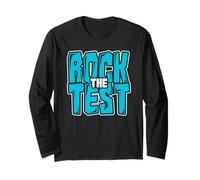 Rock the Test Examen final de la escuela Profesor Estudiante Manga Larga