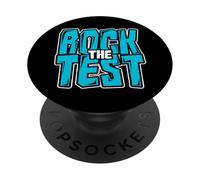 Rock the Test Examen final de la escuela Profesor Estudiante PopSockets PopGrip Adhesivo