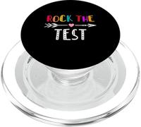 Rock The Test Teacher, el día del Examen, el día del Examen, un Profesor Divertido PopSockets PopGrip para MagSafe
