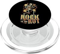 Rock Til You Rot Rock Música Guitarra Esqueleto Rocker PopSockets PopGrip para MagSafe