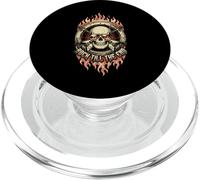 Rock Till The End Skull Roll Guitarra Vintage Music PopSockets PopGrip para MagSafe