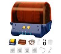 Rock Tumbler, Hobby Rock Tumbler Kit con Vaso Duradero a Prueba de Fugas, Modo Cronometrado, Interfaz Usb Para Niños y Niñas de Más de 8 Años Que Desarrollan Concentración y Habilidades Prácticas