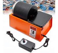 Rock Tumbler Kit - Pulidora profesional de joyas con velocidad ajustable, fuerte potencia de funcionamiento, vibración uniforme y bajo ruido para pulido de metales