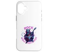 Rock Wolf Guitarra Eléctrica Furia Carcasa para iPhone 16 Plus