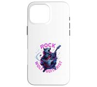 Rock Wolf Guitarra Eléctrica Furia Carcasa para iPhone 16 Pro MAX