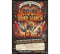 Rock Word Search: Word Searches with Easy to Read Print about rock music, Music lovers, rock and roll, and more | 6x9 inches, 110 pages | 50+ Puzzles … Gift for Vacations, Holidays, and Downtimes
