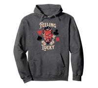 Rockabilly Feeling Lucky Devil Dice 50 Retro Vintage Casino Sudadera con Capucha