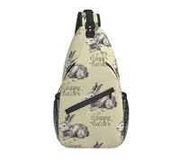 Rockabilly Girl Devil Printed Classic Sling Bag Crossbody Chest Daypack Ligero Casual Mochila Bandolera para Hombres Mujeres Adultos Viajes Senderismo Regalos