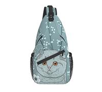 Rockabilly Girl Devil Printed Classic Sling Bag Crossbody Chest Daypack Ligero Casual Mochila Bandolera para Hombres Mujeres Adultos Viajes Senderismo Regalos