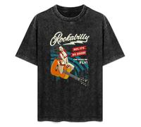 Rockabilly Pinup Girl Make Me Fly Men's T-Shirt Unisex Black Men Tees XXL