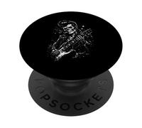 Rockabilly Skeleton Punk Guitarrista Rebel Rock Music PopSockets PopGrip Adhesivo