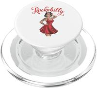 Rockabilly Vintage Tatuaje Pin-Up Lady PopSockets PopGrip para MagSafe