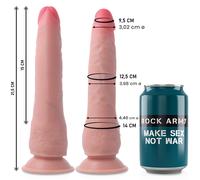 Rock Army Rockarmy Dual Density Crusader Dildo Realista 21,5Cm 300 g