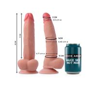 ROCKARMY - DUAL DENSITY LEOPARD DILDO REALISTA 23 CM -O- 4.77 CM