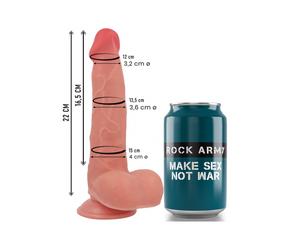 Rockarmy - ranger 22 cm -o- 3.6 cm dual density liquid silicone