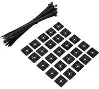 Rockboard Cable Set 50 CableTies & 25 CableTies Holder