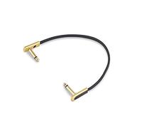 RockBoard Flat Patch Cable Gold 20 cm Angulado - Angulado Cable de conexión
