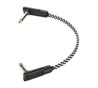 RockBoard Salt&Pepper Tweed Series Flat Patch Cable - 20 cm / 7 7/8"