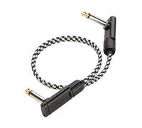 Rockboard Salt&Pepper Tweed Series Flat Patch Cable - 30 cm