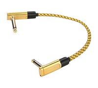 Rockboard Vintage Tweed Series Flat Patch Cable - 20 cm