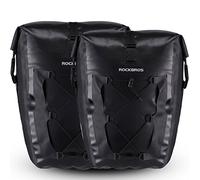 ROCKBROS Alforja Trasera para Portaequipajes de Bicicleta MTB Carretera Impermeable Capacidad 20-27 litros de Asiento Ciclismo