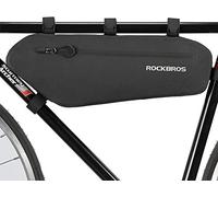 ROCKBROS Bolsa Cuadro Bicicleta Alforja Impermeable para MTB Bici Carretera Capacidad Grande 2,6L/3,4L, Negro
