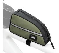 ROCKBROS Bolsa Cuadro Bicicleta, Bolsa Bicicleta Tubo Superior Manillar para Ciclismo Carretera MTB, 22,5 x 6,5 x 9,5 cm