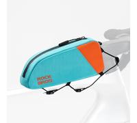 ROCKBROS Bolsa Cuadro Bicicleta, Bolsa Bicicleta Tubo Superior Manillar para Ciclismo Carretera MTB, 22,5 x 6,5 x 9,5 cm