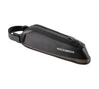 ROCKBROS Bolsa Cuadro Bicicleta, Bolsa Tubo Superior 0,65L Reflectante Accesorio Bicicleta para MTB Carretera Gravel, Negro