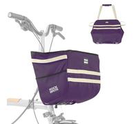 ROCKBROS Bolsa de Manillar para Brompton Plegable Impermeable Bolsa Frontal para Commuting y Almacenamiento en Bicicletas Plegables Negro