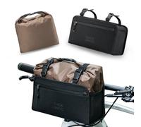 ROCKBROS Bolsa Manillar Bicicleta 5.5 L Bolsa Bici Plegable MTB Bolso Multifuncional para Bicicleta Carretera Urbana