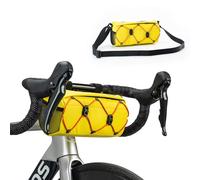 ROCKBROS Bolsa Manillar Bicicleta Repele el Agua, Mochila Delantera con Correa de Hombro Ajustable para MTB Bicicleta Carretera, 24 x 11 x 13cm Accesorio de Ciclismo