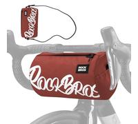 ROCKBROS Bolsa Manillar de Bicicleta, 3,6L Gran Capacidad Bolsa Frontal de Bicicleta Multifuncional con Correa de Hombro para MTB Carretera Plegable y Scooter, Rojo
