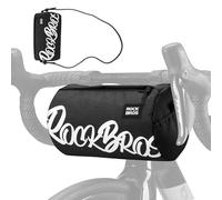 ROCKBROS Bolsa Manillar de Bicicleta, 3,6L Gran Capacidad Bolsa Frontal de Bicicleta Multifuncional con Correa de Hombro para MTB Carretera Plegable y Scooter, Negro