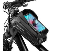 ROCKBROS Bolsa Móvil para Cuadro de Bicicleta, Bolsa Tubo Superior para Teléfono de hasta 6,8'' con Visor Solar y Pantalla Táctil para Bicicletas de Montaña y Carretera, E-bike