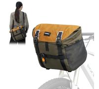 ROCKBROS Bolsa para Bicicleta de Manillar Repelente al Agua con Gran Capacidad 13,5-24L, Bolsa con Correa para Bicicleta Carretera Plegable