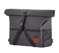 ROCKBROS Bolsa para Manillar Bicicleta Plegable Brompton con Correa Ajustable Bandolera Multiusos para Senderismo y Ciudad Estilo Retro Unisex Negro