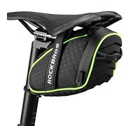 ROCKBROS Bolsa Sillín de Bicicleta, Alforja bajo Asiento a Prueba de Agua Alta Visibilidad para Bicicleta Carretera MTB Ciclismo
