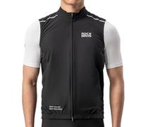 ROCKBROS Chaleco Ciclismo para Hombre, Cortavientos sin Mangas Ligero Transpirable Reflectante con Bolsillos para MTB Correr Senderismo Diario para Verano, Negro