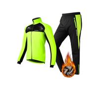 ROCKBROS Chaqueta y Pantalones Largos para Hombre Mujeres Ropa Térmica de Invierno Maillot Antiviento para Deportes al Aire Libre, Ciclismo, Montañismo y Senderismo